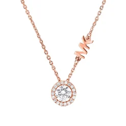 Michael Kors Custom 14ct Rose Gold Plated Necklace
