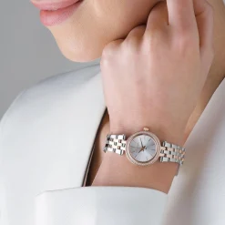Michael Kors Darci Mini 26mm Stainless Steel and Rose Gold Tone Crystal Ladies Watch
