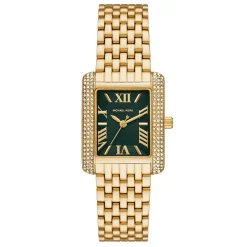 Michael Kors Emery 33mm Yellow Gold Tone Crystal Ladies Watch