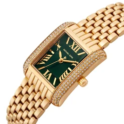 Michael Kors Emery 33mm Yellow Gold Tone Crystal Ladies Watch
