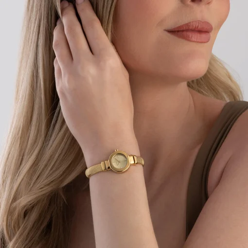 Michael Kors Gramercy 21mm Yellow Gold Tone Ladies Watch