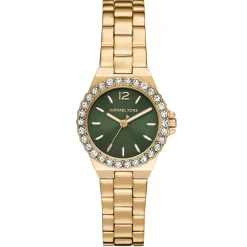 Michael Kors Lennox 30mm Yellow Gold Tone Crystal Ladies Watch