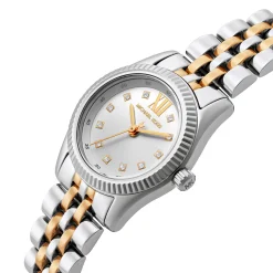 Michael Kors Lexington 26mm Stainless Steel and Yellow Gold Tone Crystal Ladies Watch