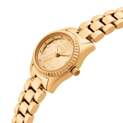 Michael Kors 19mm Yellow Gold Tone Crystal Ladies Watch