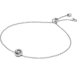 Michael Kors Silver Cubic Zirconia Slider Bracelet