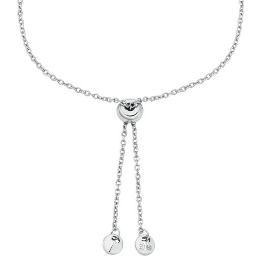 Michael Kors Silver Cubic Zirconia Slider Bracelet