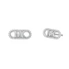 Michael Kors Silver Cubic Zirconia Stud Earrings