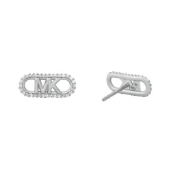 Michael Kors Silver Cubic Zirconia Stud Earrings