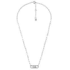 Michael Kors Silver Cubic Zirconia Necklace