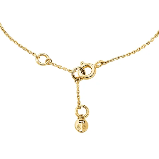 Michael Kors Yellow Gold Plated Cubic Zirconia Padlock Bracelet