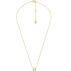 Michael Kors Yellow Gold Plated Cubic Zirconia Necklace