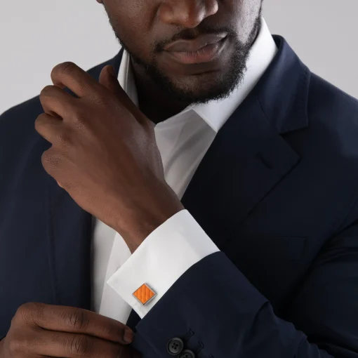OMEGA Aqua Orange Cufflinks