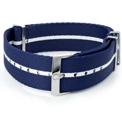 OMEGA Blue and White Nato Strap