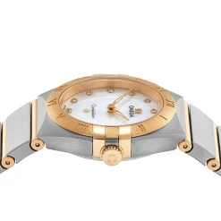 OMEGA Constellation 28mm 18K Gold Diamond Ladies Watch