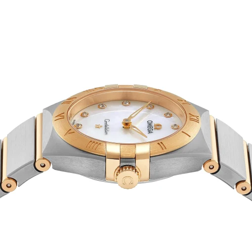 OMEGA Constellation 28mm 18K Gold Diamond Ladies Watch