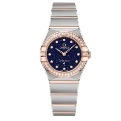 OMEGA Constellation 25mm 18K Sedna Gold Diamond Ladies Watch