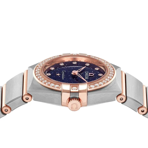 OMEGA Constellation 25mm 18K Sedna Gold Diamond Ladies Watch