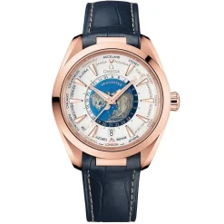 OMEGA Seamaster Aqua Terra 150M 43mm 18K Rose Gold Worldtimer Men's Watch