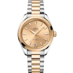 OMEGA Seamaster Aqua Terra Shades 34mm Stainless Steel and 18K Moonshine Gold Automatic Watch