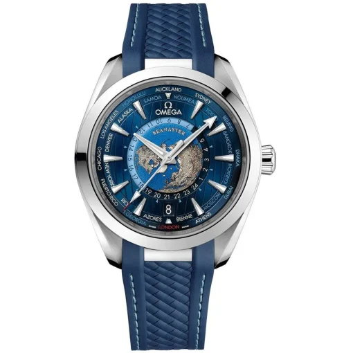 OMEGA Seamaster Aqua Terra 150M 43mm Co-Axial Master Chronometer Worldtimer Men's Watch