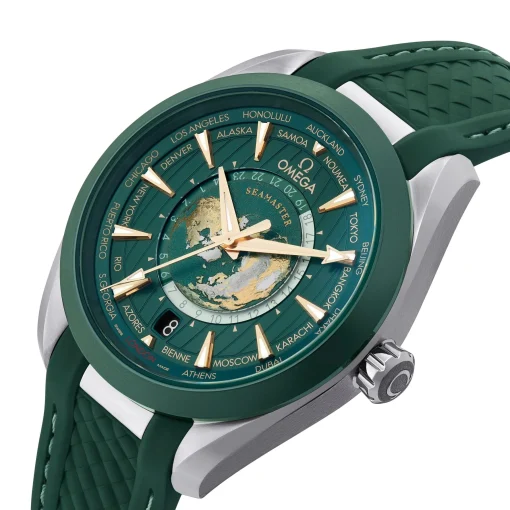 OMEGA Seamaster Aqua Terra 150M 43mm Co-Axial Master Chronometer Worldtimer Men's Watch