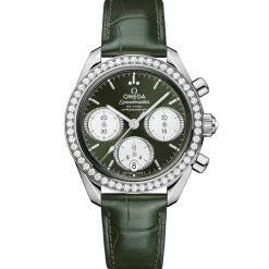 OMEGA Speedmaster 38mm Diamond Chronograph Automatic Watch