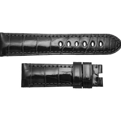 Panerai 24mm Black Alligator Watch Strap