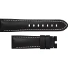 Panerai 24mm Black Leather Watch Strap