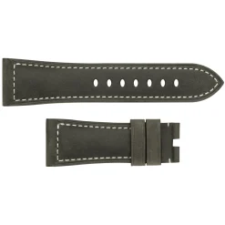 Panerai 27mm Black Leather Watch Strap