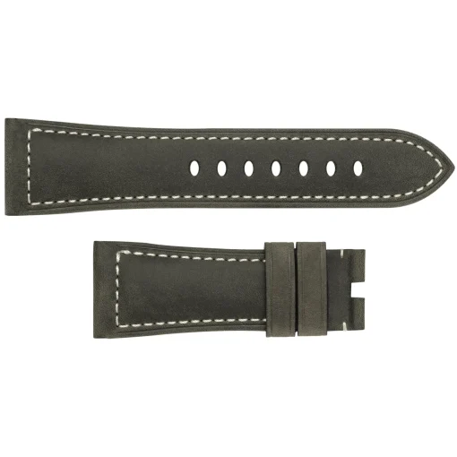 Panerai 27mm Black Leather Watch Strap