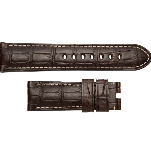 Panerai 22mm Dark Brown Alligator Watch Strap
