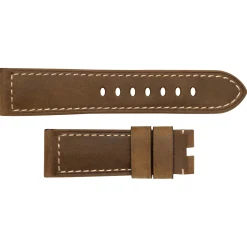 Panerai 24mm Dark Brown Leather Watch Strap