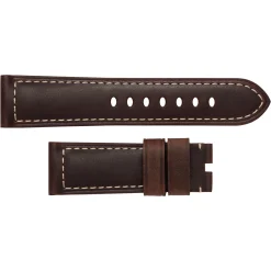 Panerai 24mm Dark Brown Leather Watch Strap