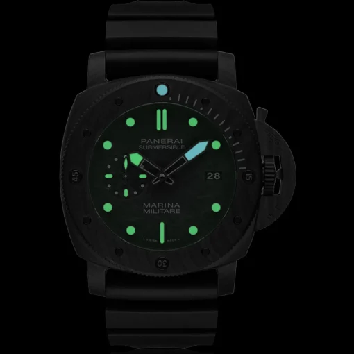 Panerai Submersible Marina Militare Carbotech 47mm Automatic Men’s Watch