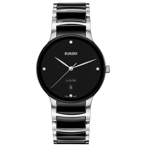 Rado Centrix 39.5mm High-Tech Ceramic Diamond Watch