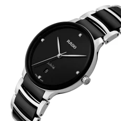 Rado Centrix 39.5mm High-Tech Ceramic Diamond Watch