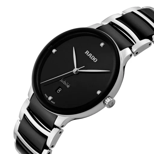 Rado Centrix 39.5mm High-Tech Ceramic Diamond Watch