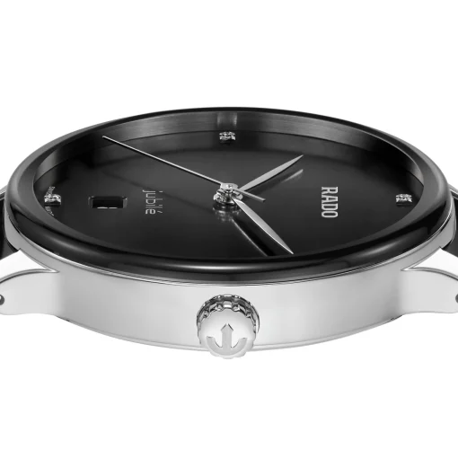 Rado Centrix 39.5mm High-Tech Ceramic Diamond Watch
