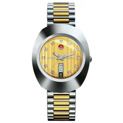 Rado DiaStar The Original 35mm Stainless Steel and Yellow Gold PVD Automatic Men’s Watch