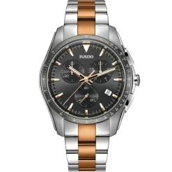 Rado HyperChrome 44.9mm Stainless Steel and Rose Gold PVD Chronograph Men’s Watch