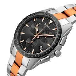 Rado HyperChrome 44.9mm Stainless Steel and Rose Gold PVD Chronograph Men’s Watch