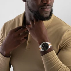Rado HyperChrome 44.9mm Stainless Steel and Rose Gold PVD Chronograph Men’s Watch