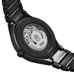 Rado True Round 40mm High-Tech Ceramic Skeleton Automatic Watch