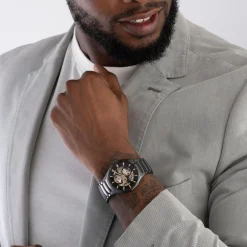 Rado True Round 40mm High-Tech Ceramic Skeleton Automatic Watch
