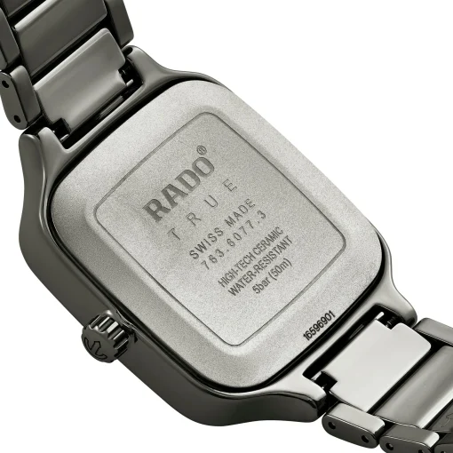 Rado True Square 38mm High-Tech Ceramic Automatic Watch