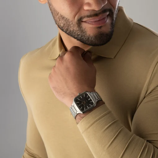 Rado True Square 38mm High-Tech Ceramic Automatic Watch