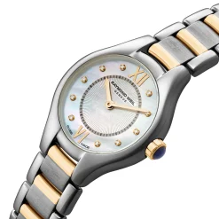 Raymond Weil Noemia 24mm Stainless Steel and Yellow Gold PVD Diamond Ladies Watch