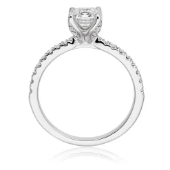Royal Asscher Bridget Platinum Diamond Royal Asscher Cut Solitaire Ring