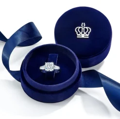 Royal Asscher Bridget Platinum Diamond Royal Asscher Cut Solitaire Ring