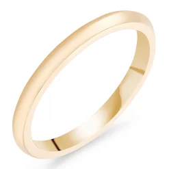 Royal Asscher 18ct Yellow Gold 2mm Wedding Ring